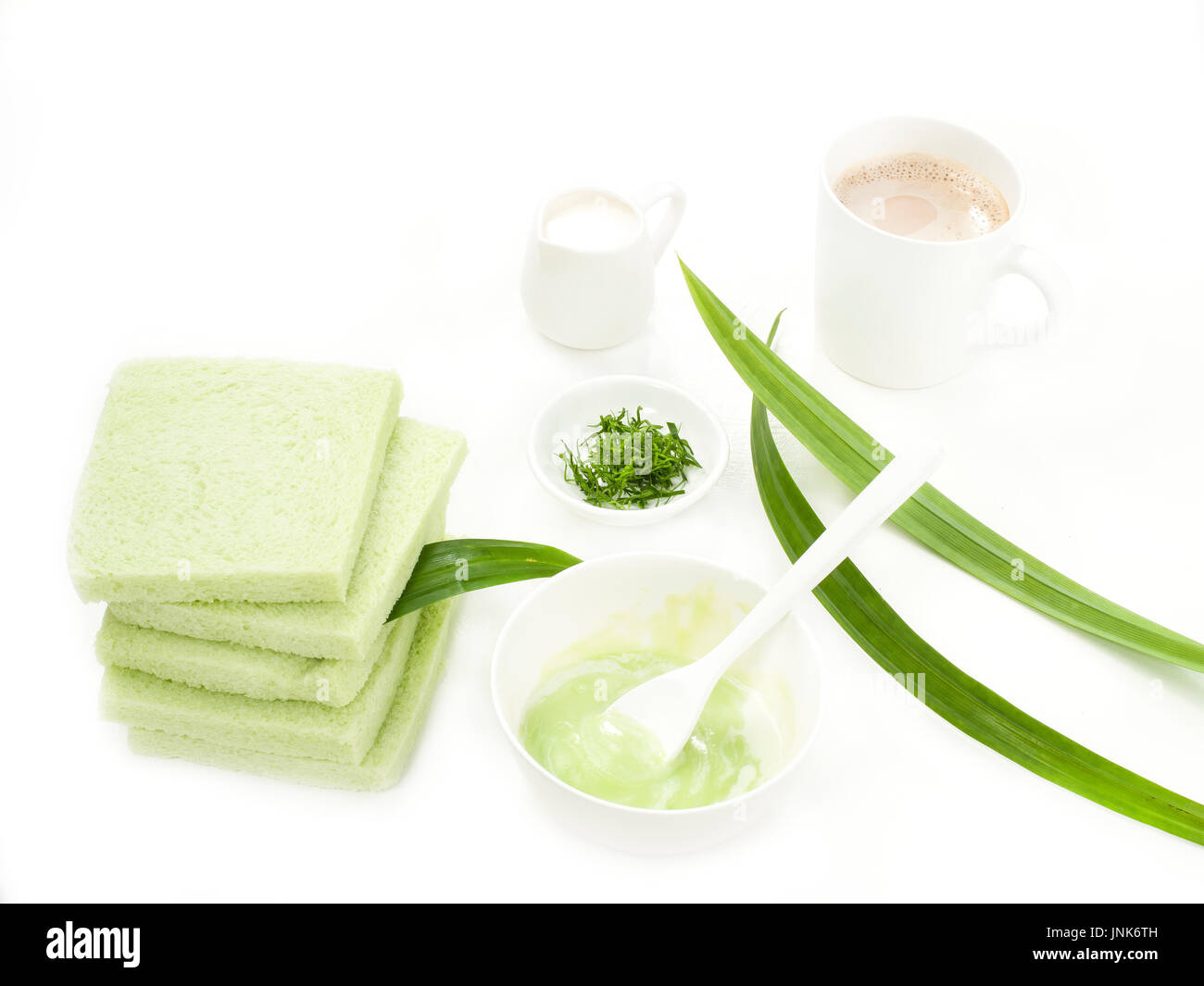 Pandanus Blätter Mischer Lebensmittel für gesunde Pflege Lebensstil Stockfoto