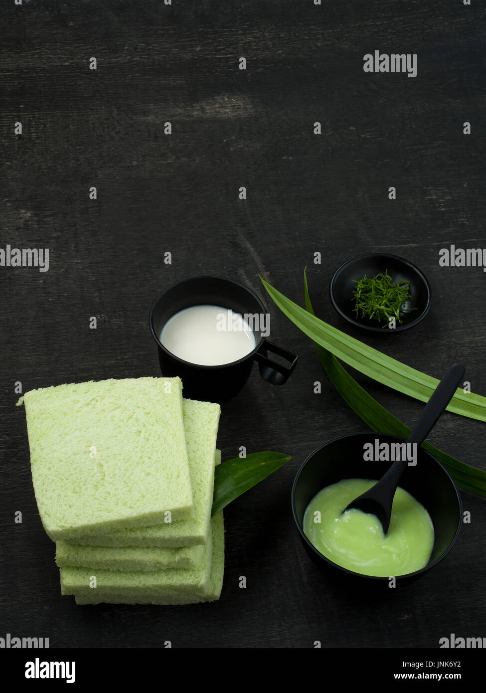 Pandanus Blätter Mischer Lebensmittel für gesunde Pflege Lebensstil Stockfoto