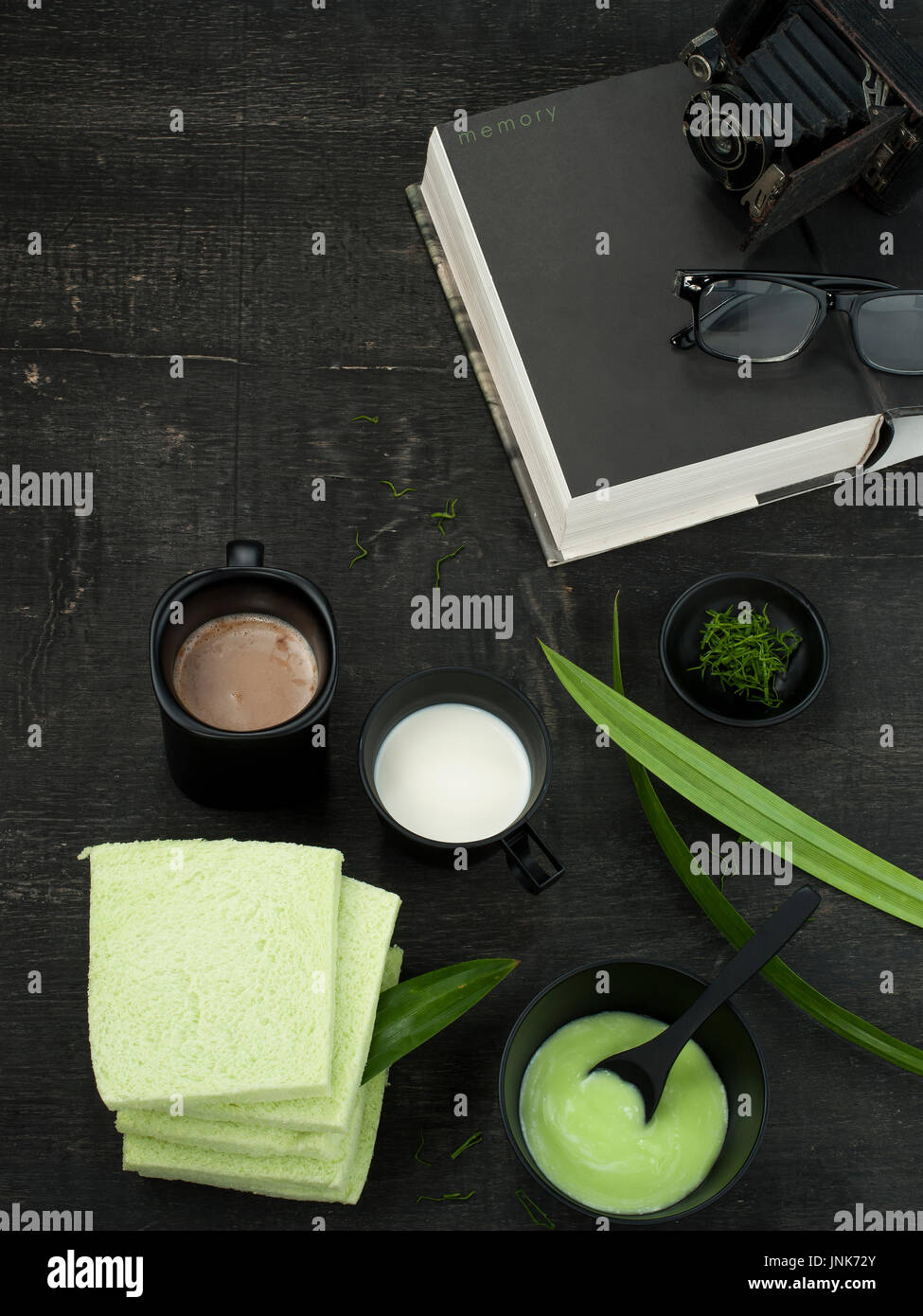 Pandanus Blätter Mischer Lebensmittel für gesunde Pflege Lebensstil Stockfoto