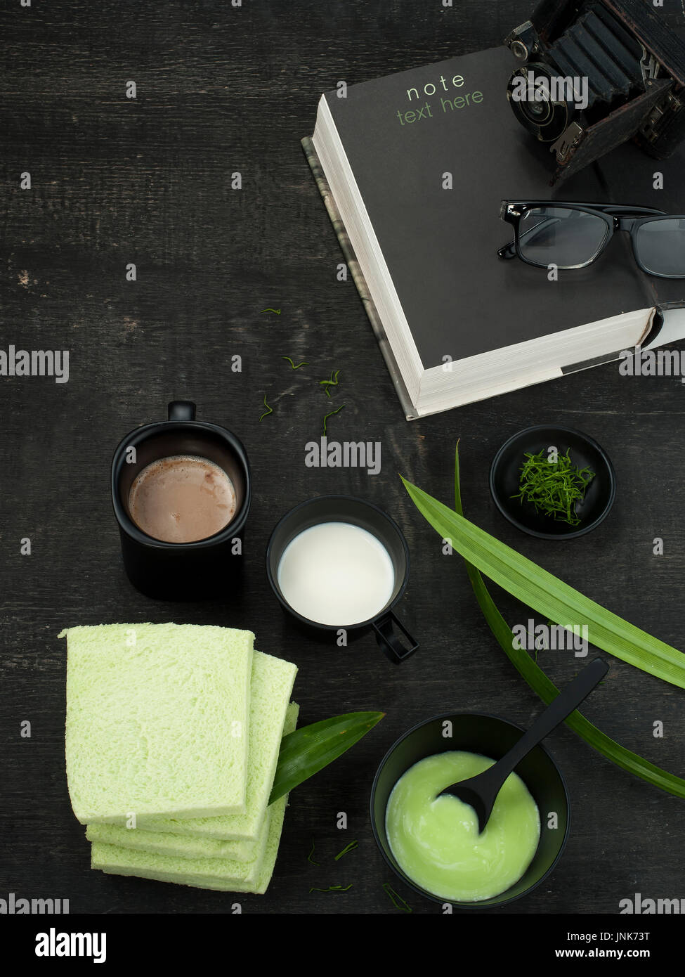 Pandanus Blätter Mischer Lebensmittel für gesunde Pflege Lebensstil Stockfoto