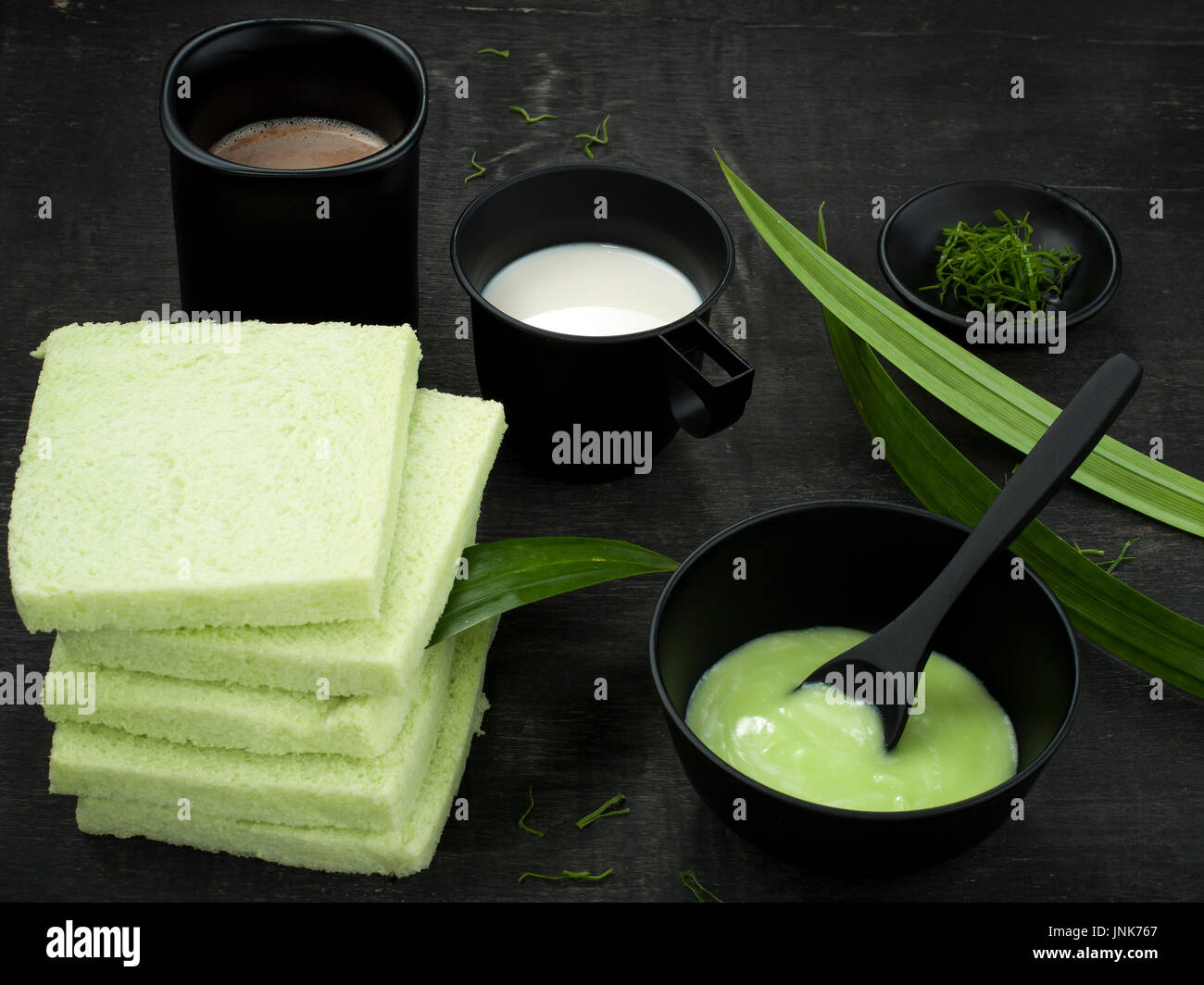 Pandanus Blätter Mischer Lebensmittel für gesunde Pflege Lebensstil Stockfoto