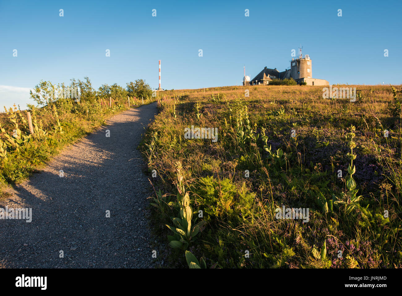 Wetterstation Feldberg Deutschland Stockfoto