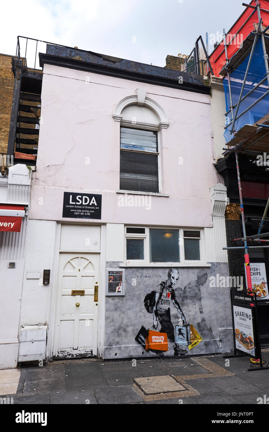 London Schule für Dramatische Kunst LSDA, Bute Street, South Kensington, London, Großbritannien Stockfoto
