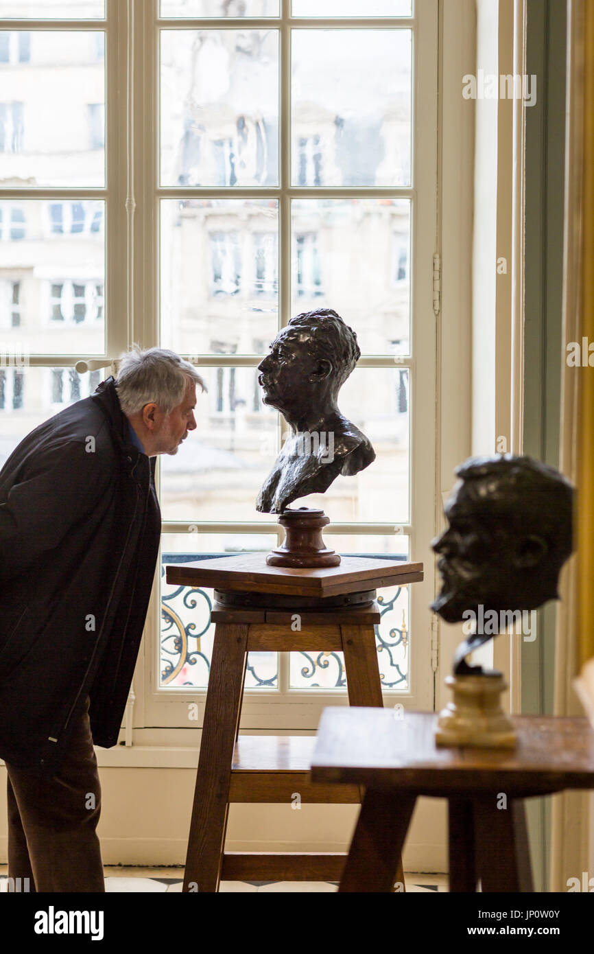 Paris, Frankreich - 3. März 2016: Rodin-Museum. Das Rodin-Museum wurde 1919 gegründet, in dem Hotel Biron in der rue de Varenne. Stockfoto