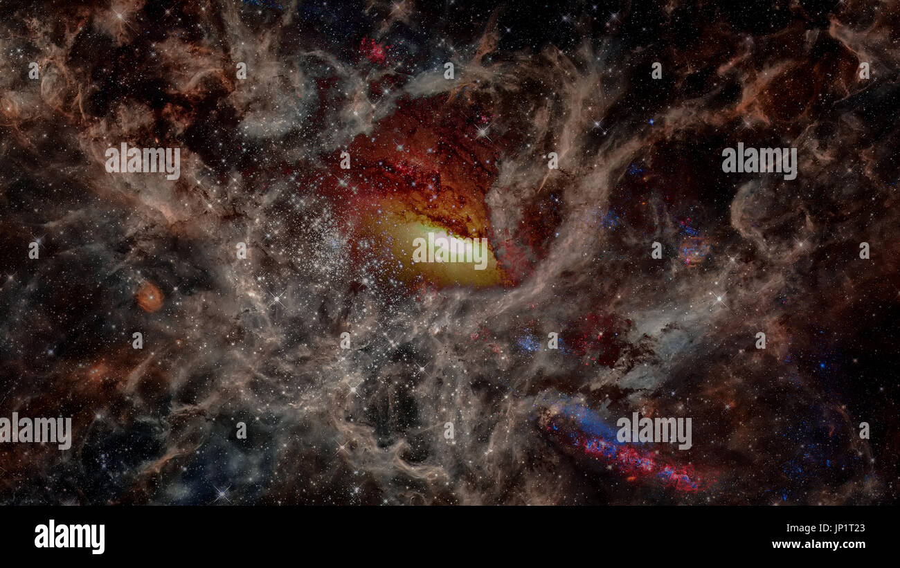 Galaxy im Deep Space, glühende geheimnisvolles Universum. Elemente des Bildes von der NASA eingerichtet. Stockfoto
