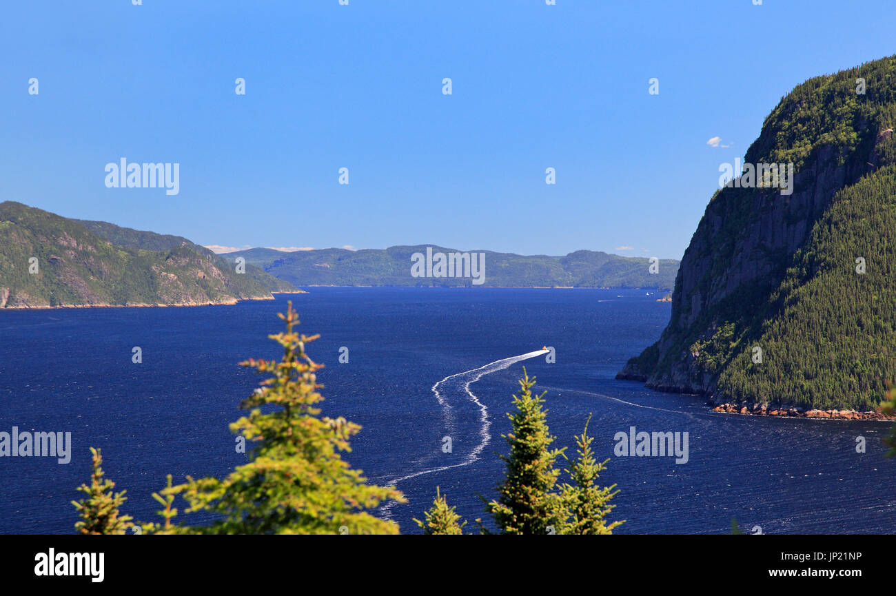 Saguenay Fjord, Quebec, Kanada Stockfoto