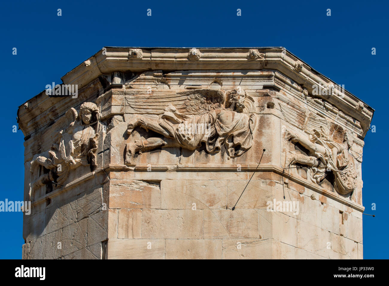 Turm der Winde, römische Agora, Athen, Attika, Griechenland Stockfoto