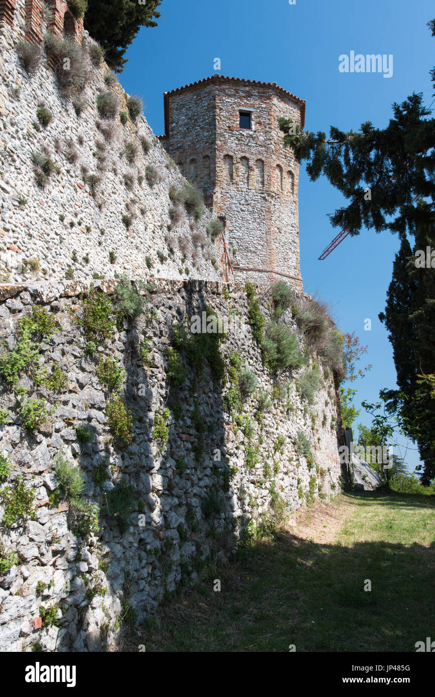 Verucchio, Montebello und Torriana, alten Dörfern der Romagna Stockfoto