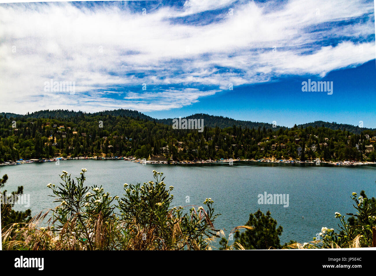 Szenen von Lake Arrowhead Kalifornien USA Stockfoto