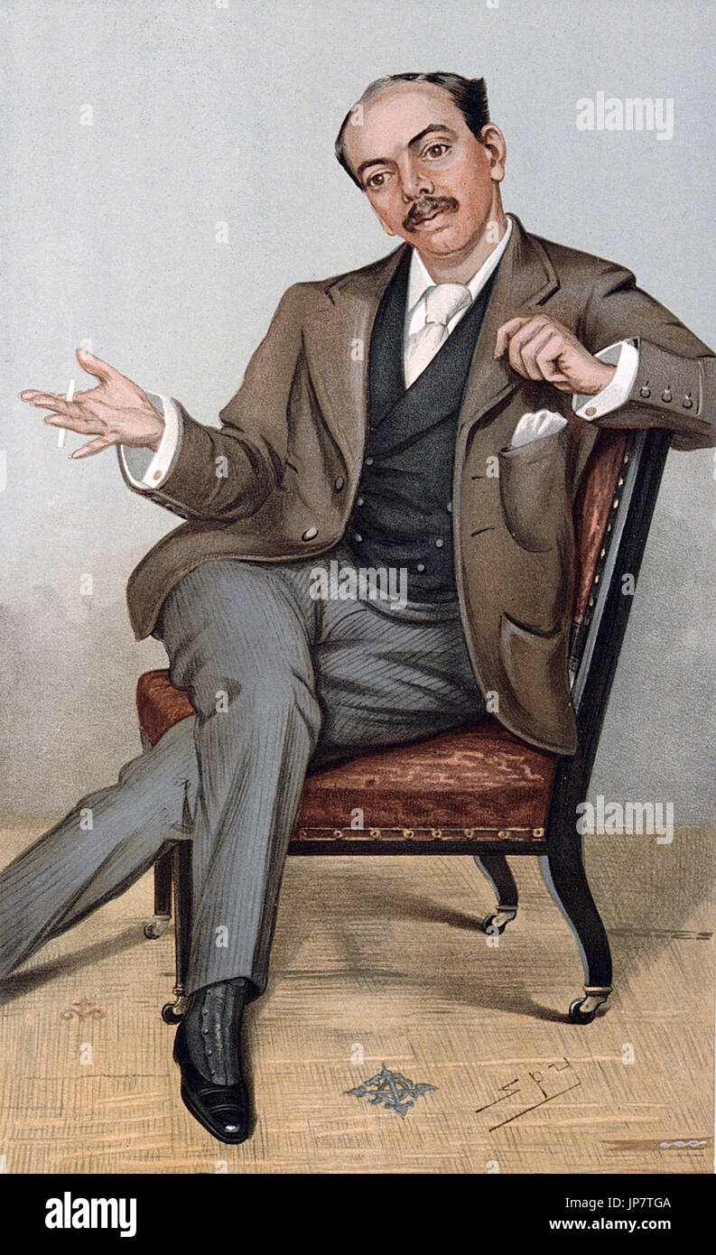 LEANDER STARR JAMESON (1853-1917) schottischer koloniale Politiker in einer 1896-Ausgabe von Vanity Fair Stockfoto