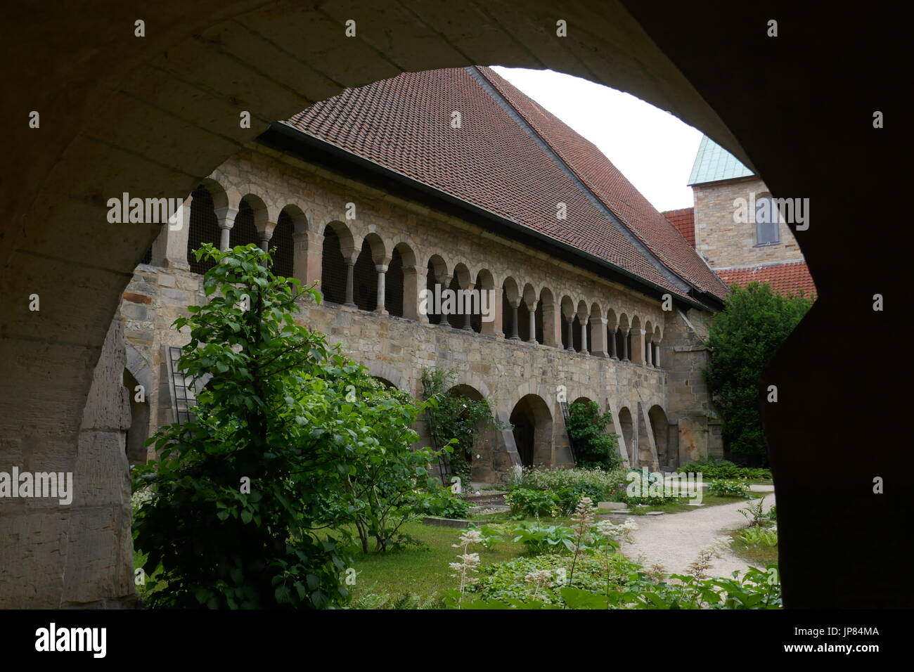 Hildesheimer Dom, Hohe Domkirche St. Mariä Himmelfahrt, Hildesheim, Niedersachsen, Deutschland | Hildesheimer Dom, Kathedrale Mariä Himmelfahrt Stockfoto