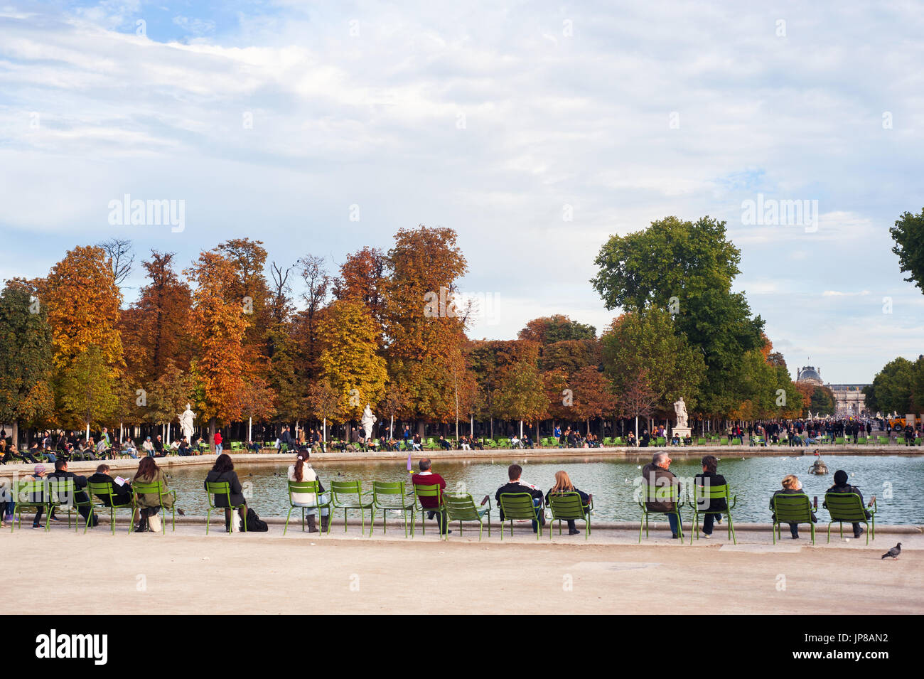 Paris, Frankreich - Jardin du Luxembourg Stockfoto