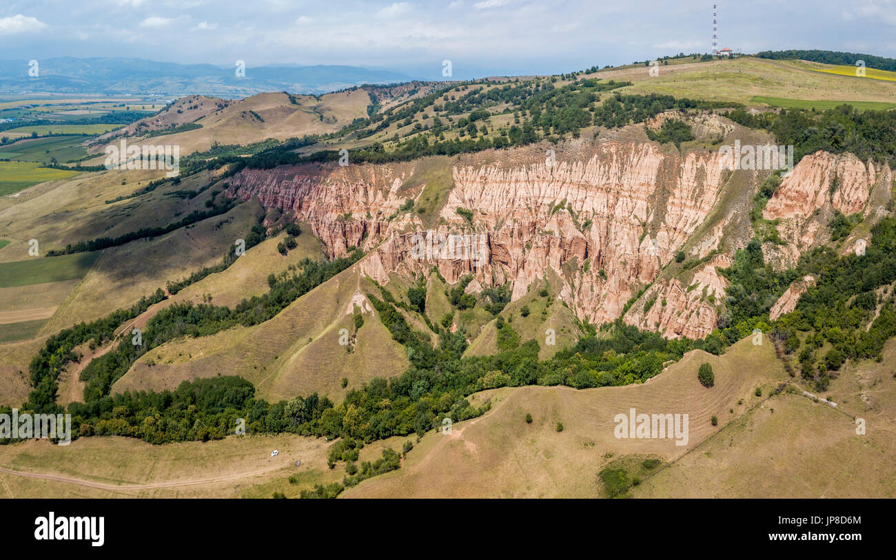 Rapa Rosie, geschützten Bereich und ein Naturdenkmal, eine geologische und botanische Reserve in Rumänien Stockfoto