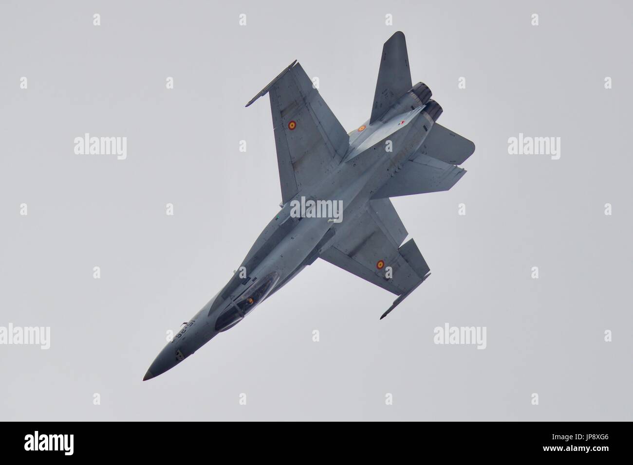 Spanische Luftwaffe EF-18 Uhr Hornet Stockfoto