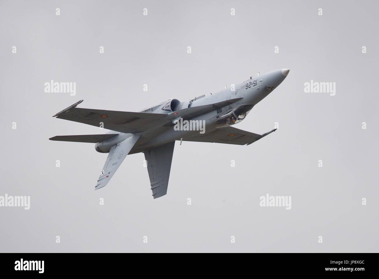Spanische Luftwaffe EF-18 Uhr Hornet Stockfoto