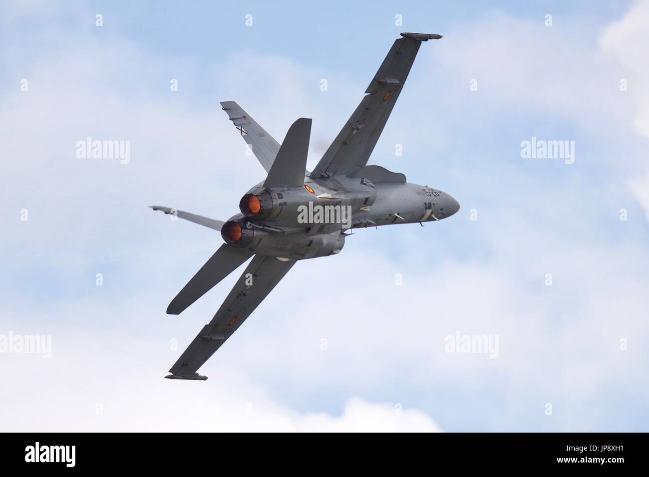 Spanische Luftwaffe EF-18 Uhr Hornet Stockfoto
