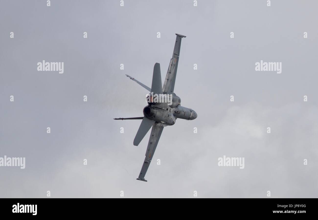 Spanische Luftwaffe EF-18 Uhr Hornet Stockfoto