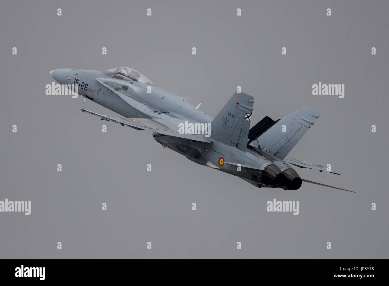 Spanische Luftwaffe EF-18 Uhr Hornet Stockfoto
