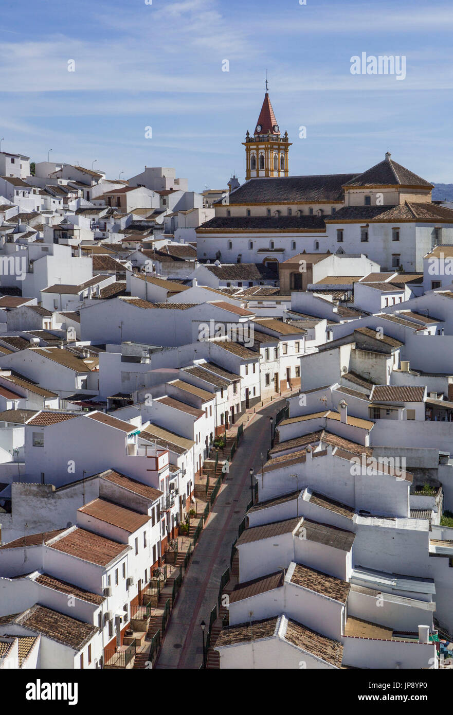 Spanien, Andalusien, Provinz Malaga, Teba Stadt Stockfoto