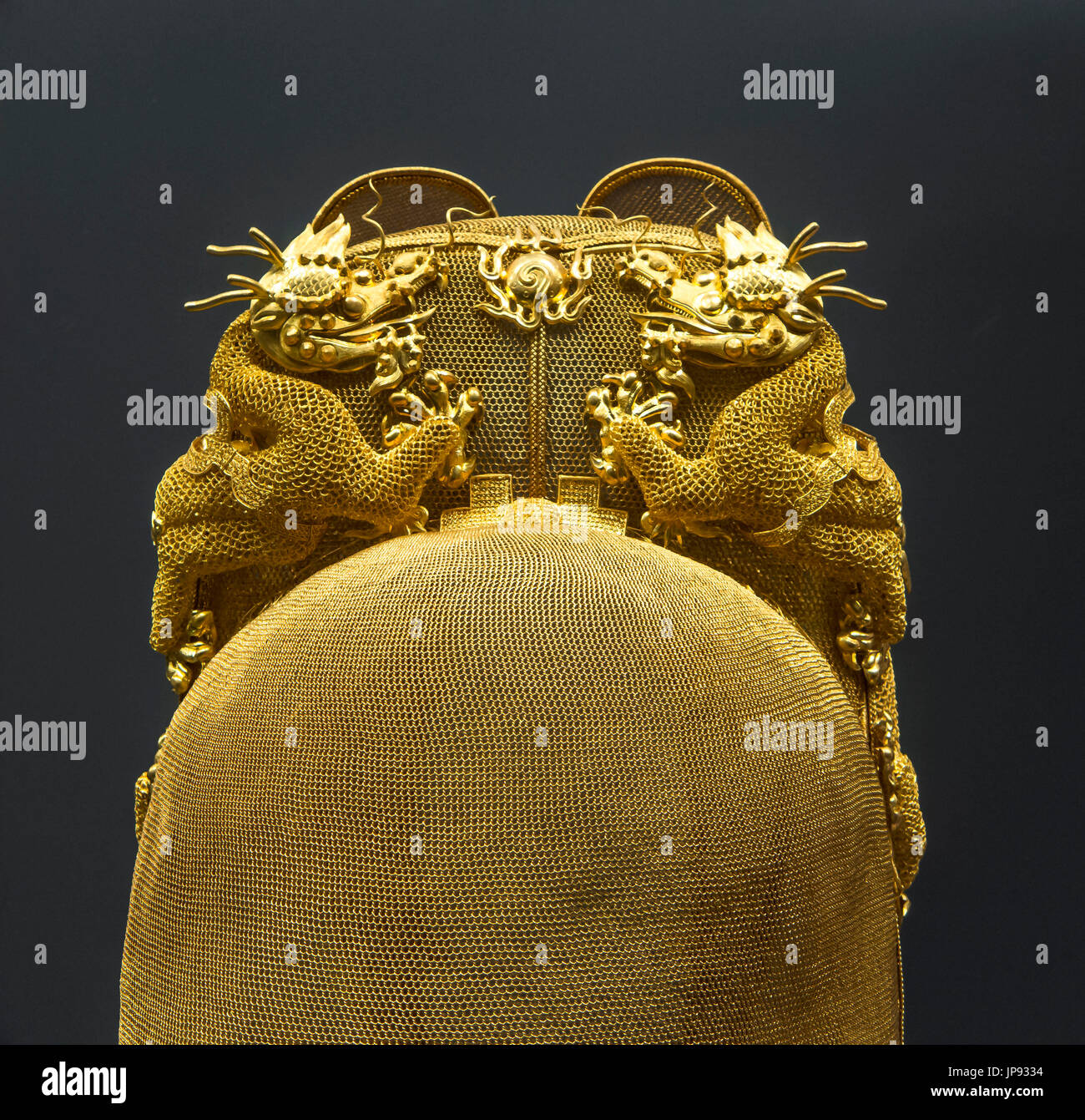 Goldene Krone, der Hauptstadt Museum, Peking, China Stockfoto