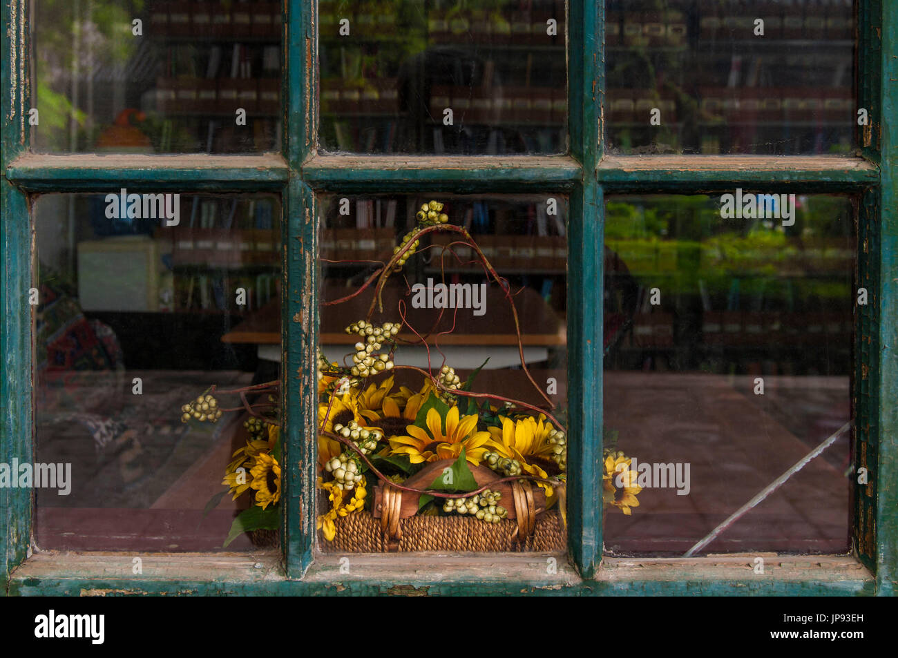 Fenster, Fu Wangfu Palast, Peking, China Stockfoto