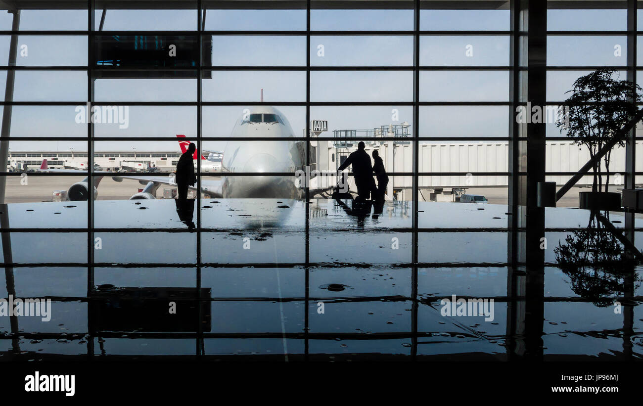 Detroit Intl Airport, USA Stockfoto