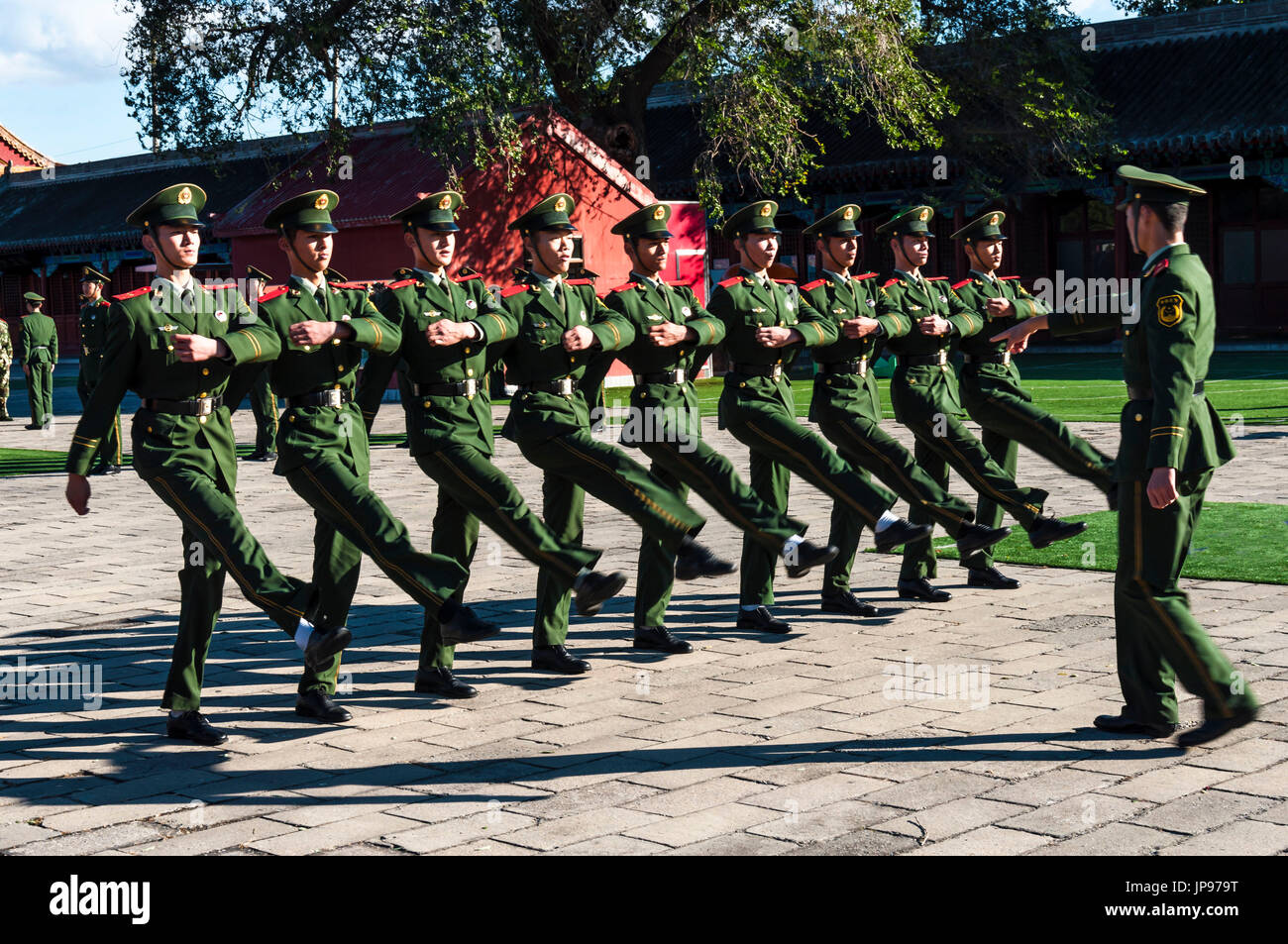 Soldaten der Roten Armee, Peking Stockfoto