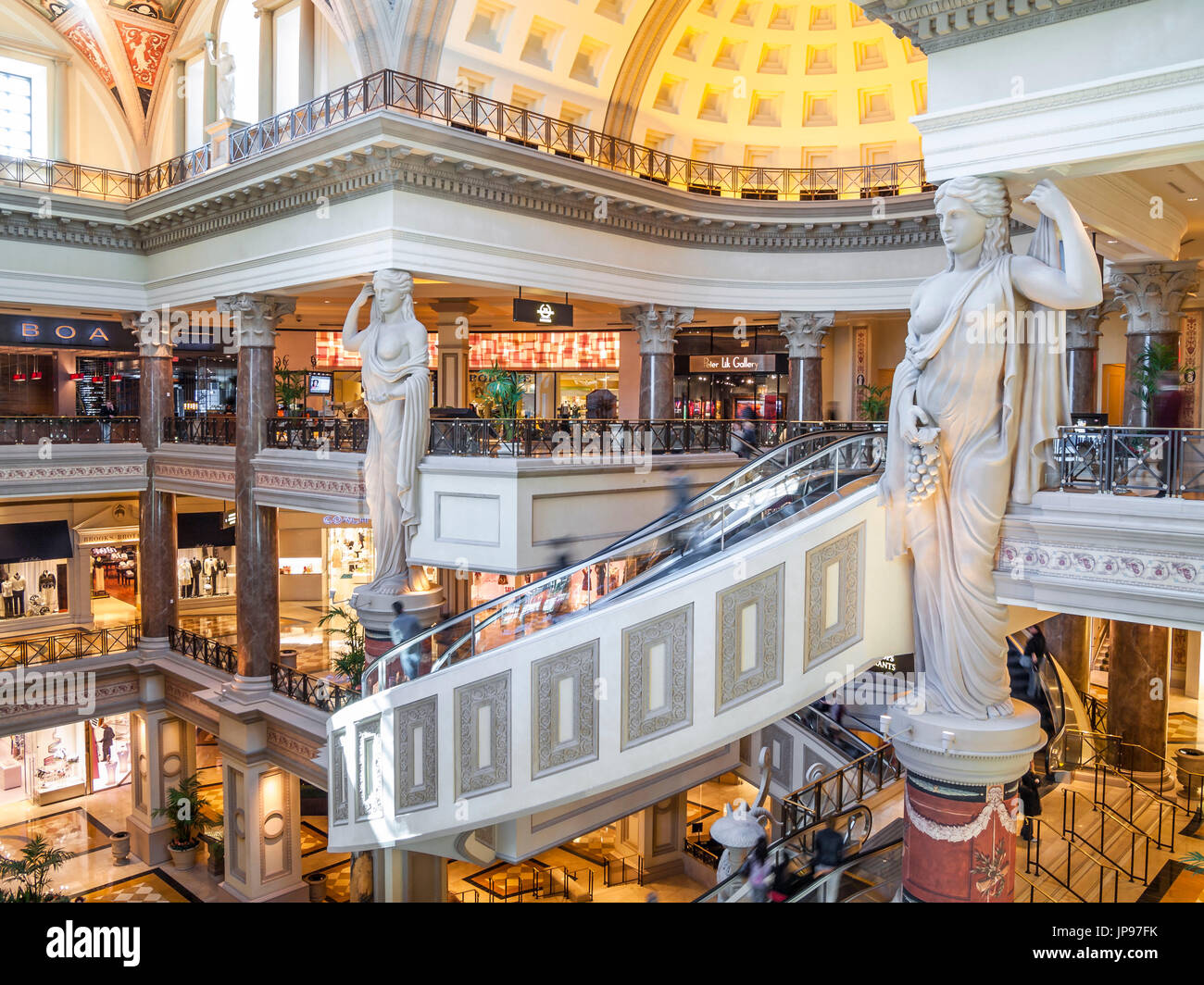 Der Forum Shops, Cesars Palace, Las Vegas, Nevada, USA Stockfoto
