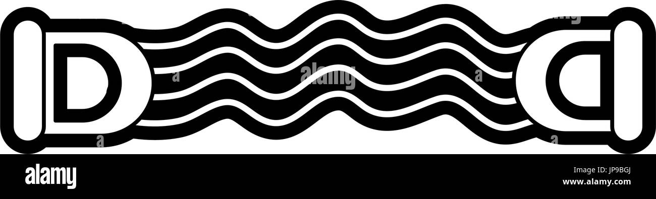 Brust-Expander-Vektor-illustration Stock Vektor