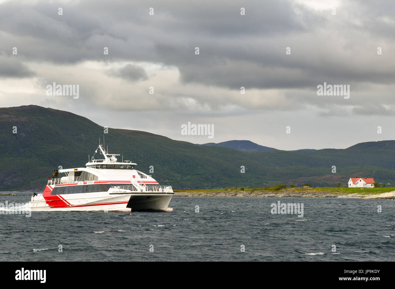 Transport Boot Stockfoto