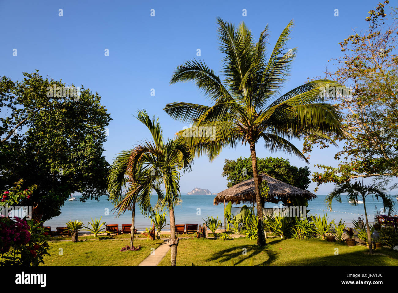 Am Strand Ko Yao Yai Resort, Thailand Stockfoto