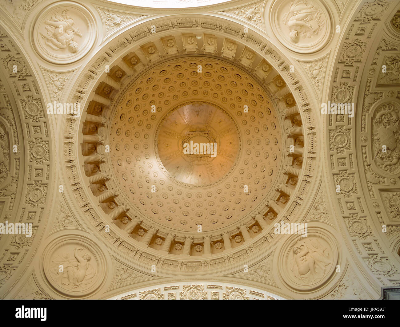 Kuppel-Decke, die City Hall, San Francisco, Kalifornien, USA Stockfoto