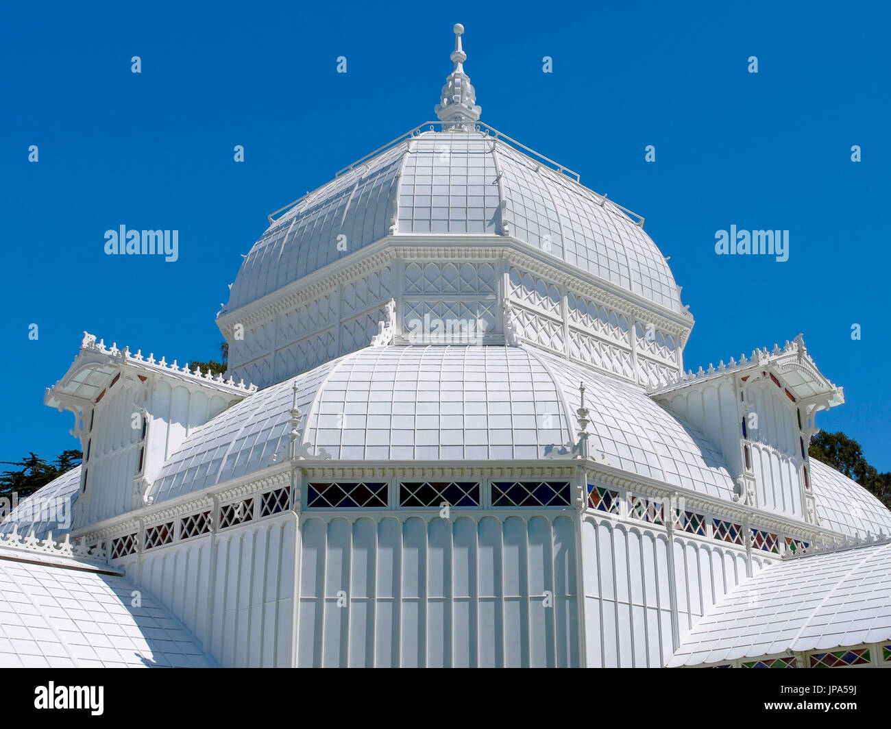 Gewächshaus, Golden Gate Park, San Francisco, Kalifornien, USA Stockfoto