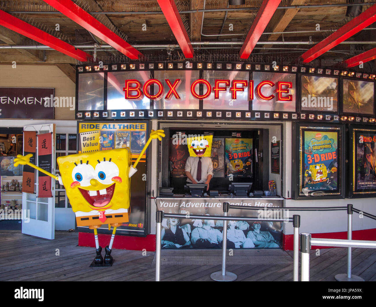 Kino, Pier 39, San Francisco, USA Stockfoto
