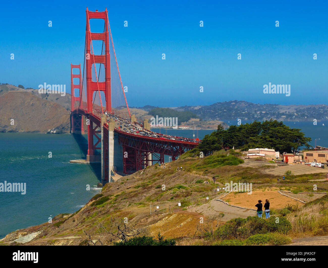 Die Golden Gate Bridge, San Francisco, Kalifornien, USA Stockfoto