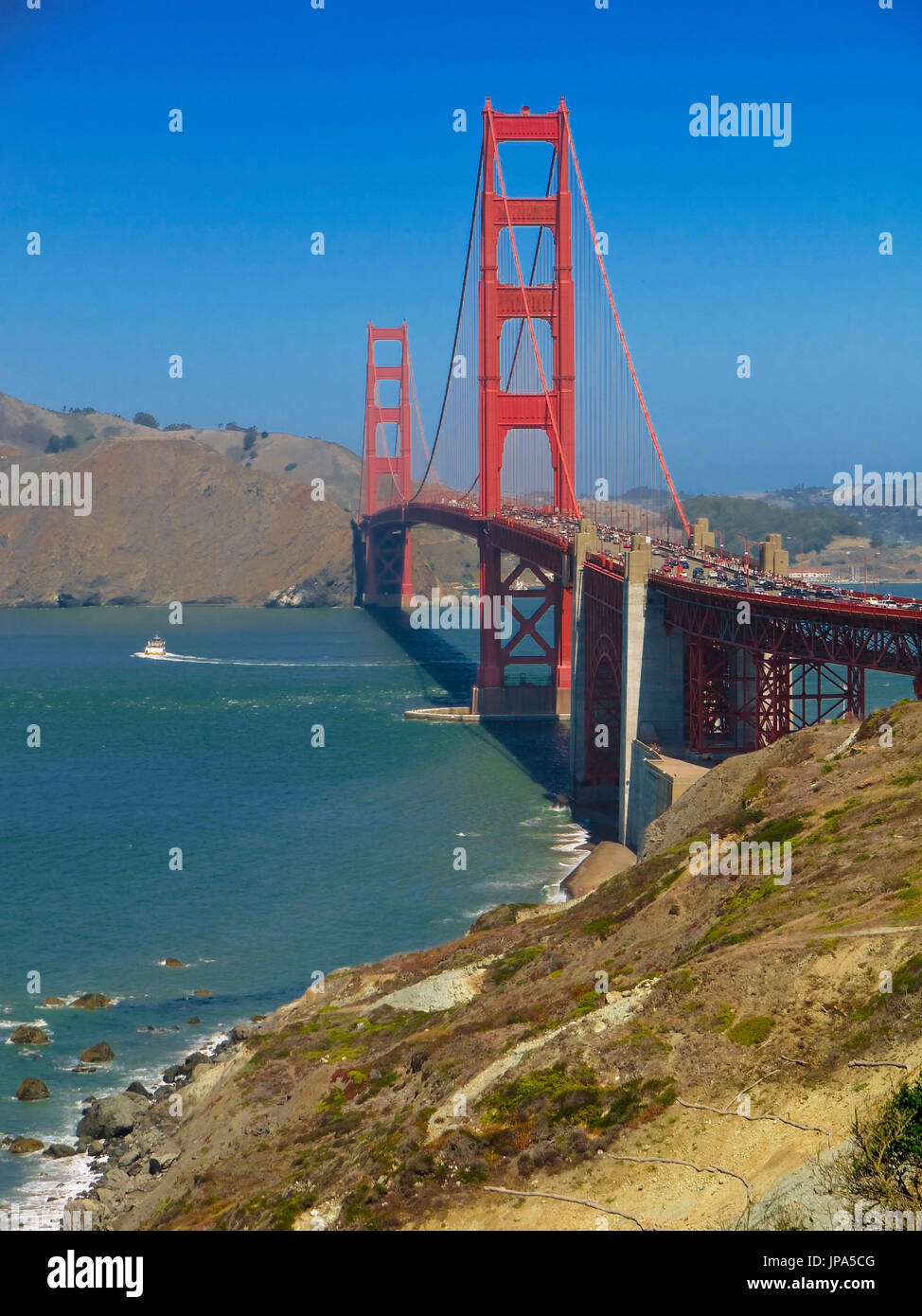 Die Golden Gate Bridge, San Francisco, Kalifornien, USA Stockfoto