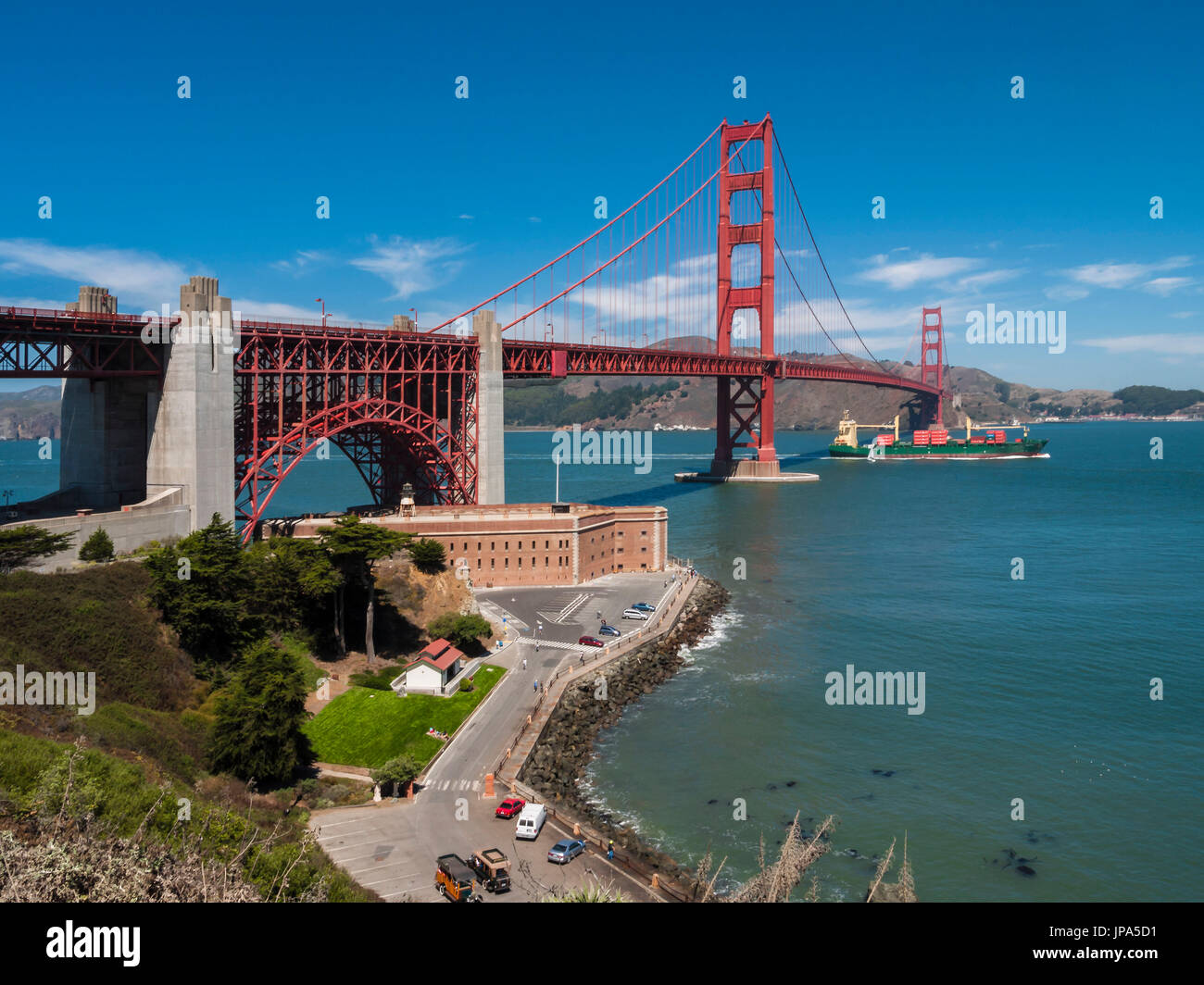 Die Golden Gate Bridge, San Francisco, USA Stockfoto