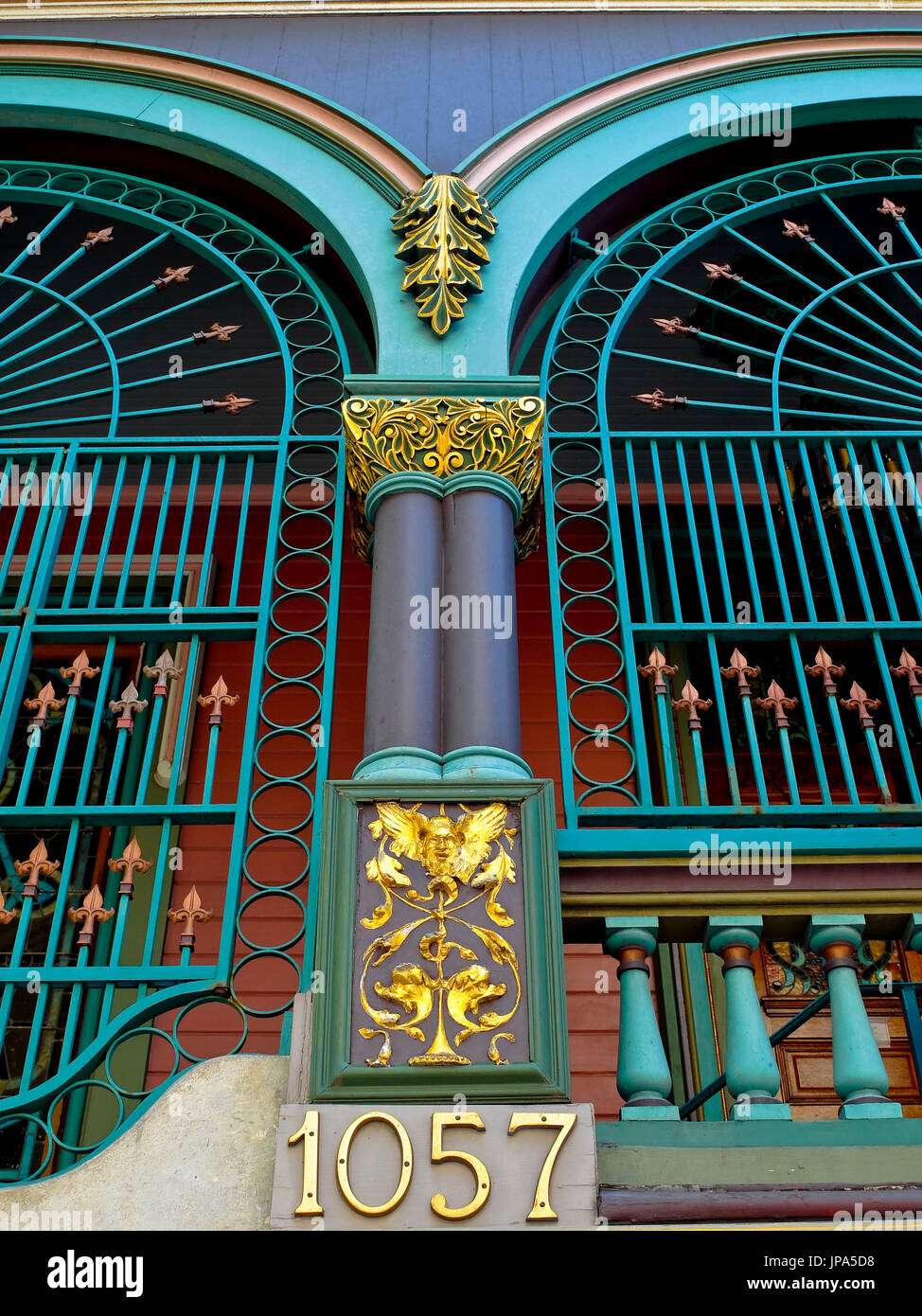 Viktorianisches Haus San Francisco, Kalifornien, USA Stockfoto