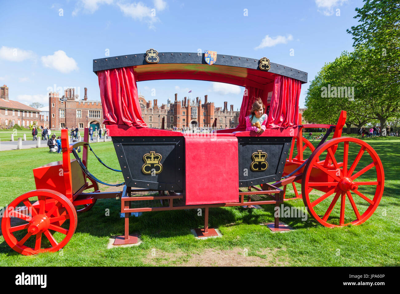 England, Middlesex, London, Kingston-upon-Thames, Hampton Court Palace Stockfoto