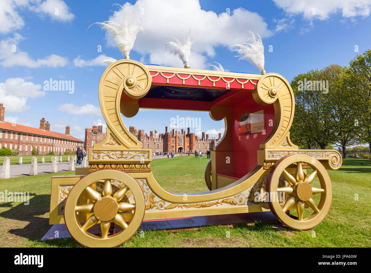 England, Middlesex, London, Kingston-upon-Thames, Hampton Court Palace Stockfoto