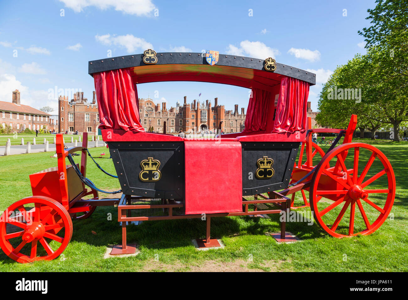 England, Middlesex, London, Kingston-upon-Thames, Hampton Court Palace Stockfoto