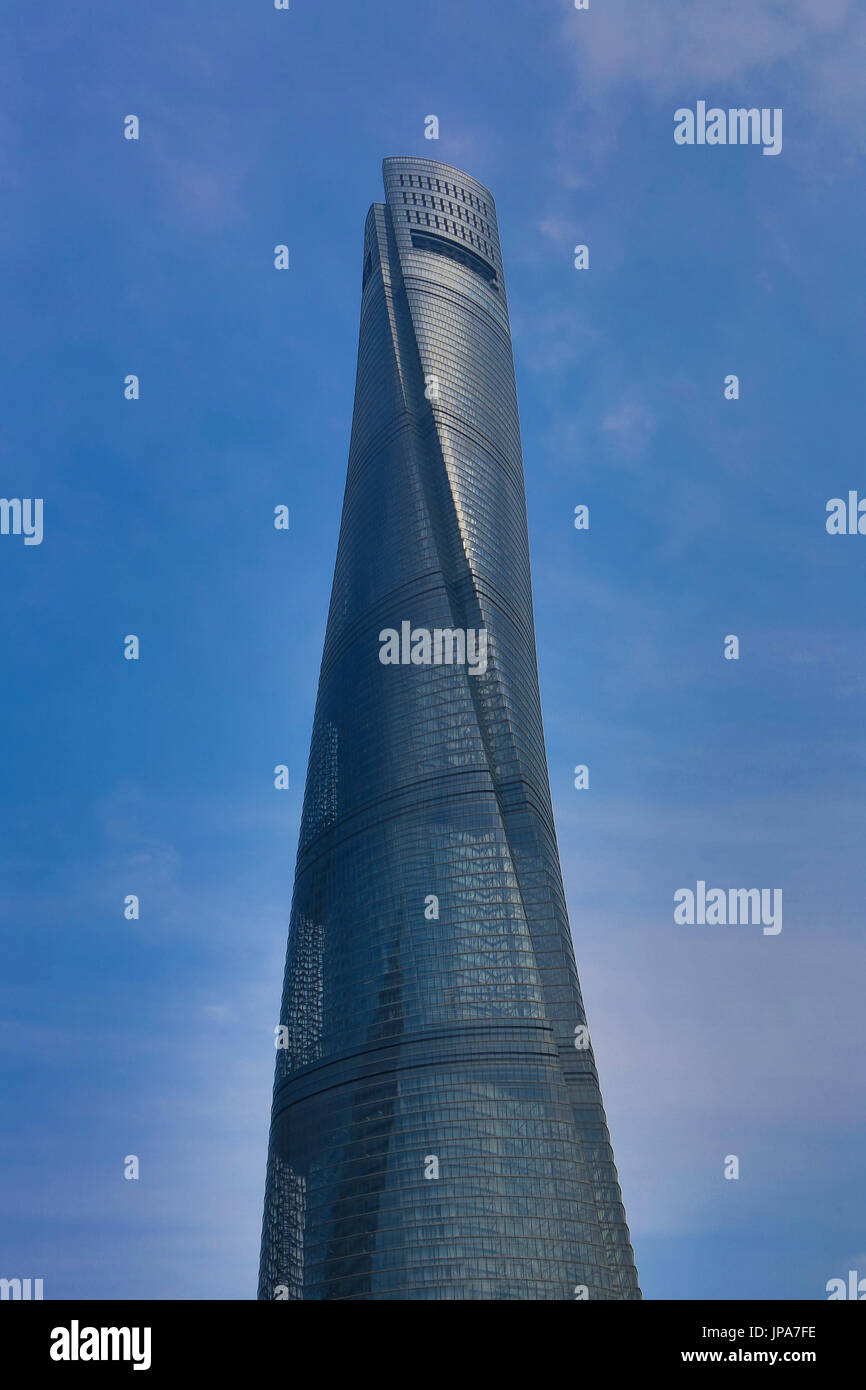 China, Shanghai City, Pudong District, Lujiazui, Shanghai Tower Stockfoto