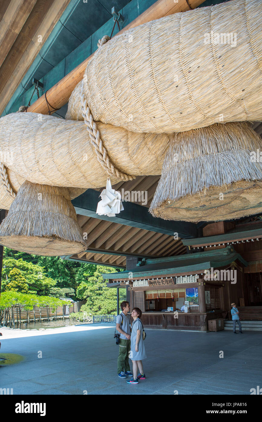 Stadt in Japan, Shimane Provinz Izumo, Izumo Taisha Shrine Stockfoto