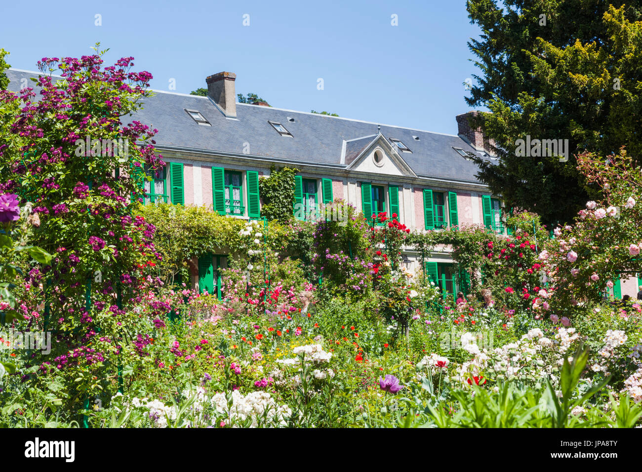 Frankreich, Normandie, Giverny, Monets Haus und Garten Stockfoto