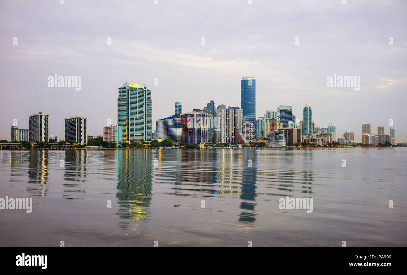 Brickell Avenue, Gebäude, Miami, Florida, USA Stockfoto