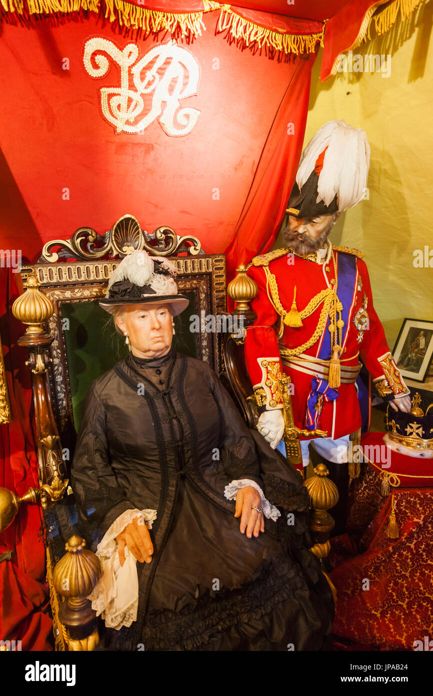 England, East Sussex, Battle, Yesterdays Weltmuseum Waxwork ausstellen von Königin Victoria und Prinz Albert Stockfoto