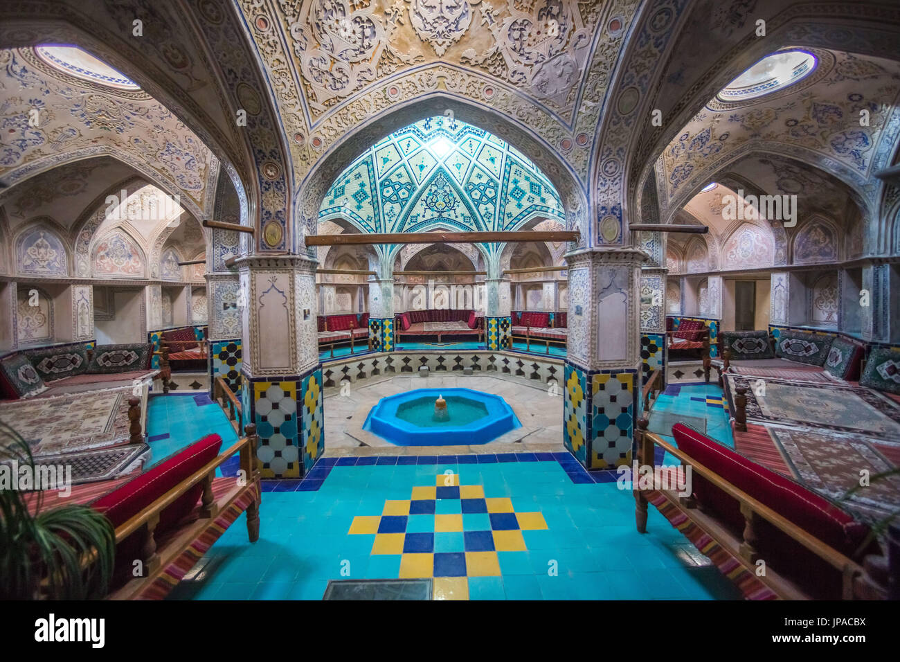 Iran, Kashan Stadt Hamam Sultan Mir Ahmad, (Badehaus) Stockfoto