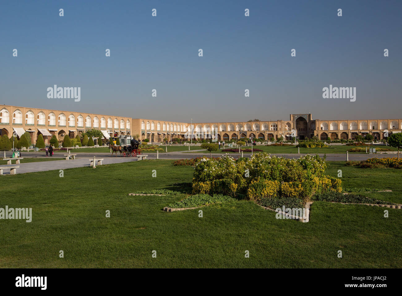 Iran, Esfahan Stadt, Naqsh-e Jahan Quadrat, Stockfoto