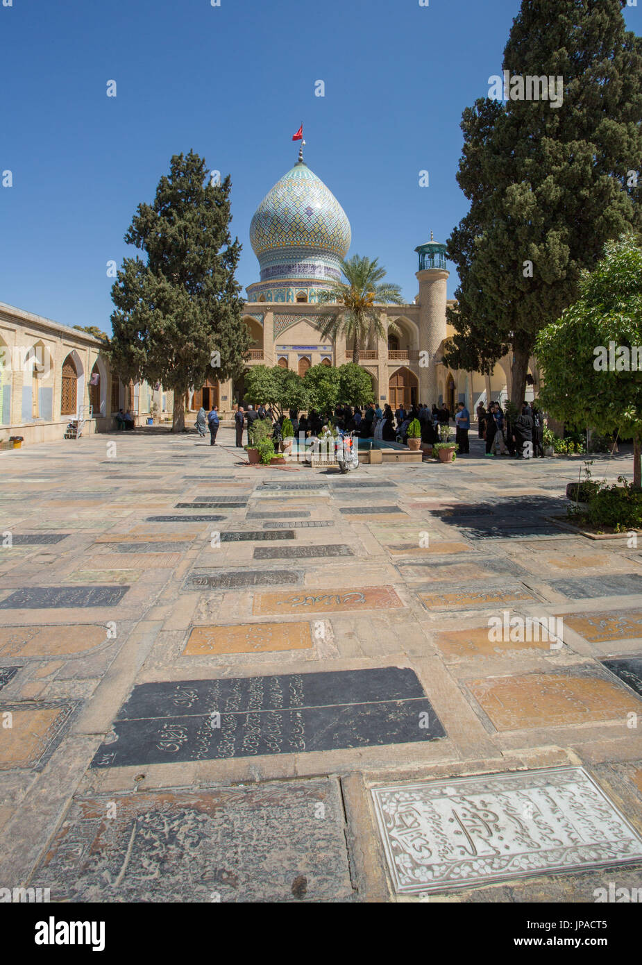 Iran, Shiraz Stadt Imamyadeh Mausoleum Stockfoto