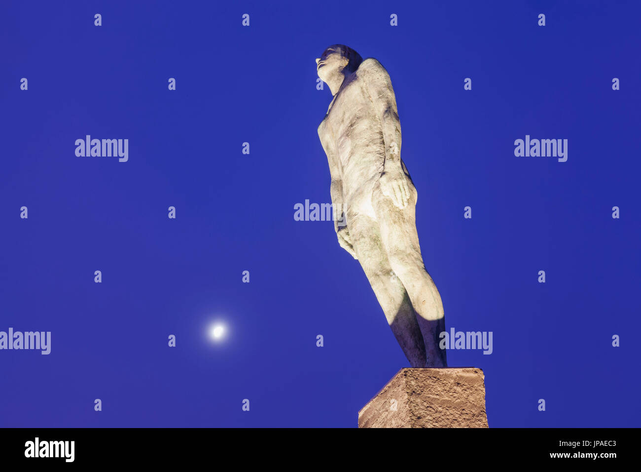 England, East Yorkshire, Kingston upon Hull, Skulptur mit dem Titel "Voyage" von Steinnum Thorarinsdottir Stockfoto